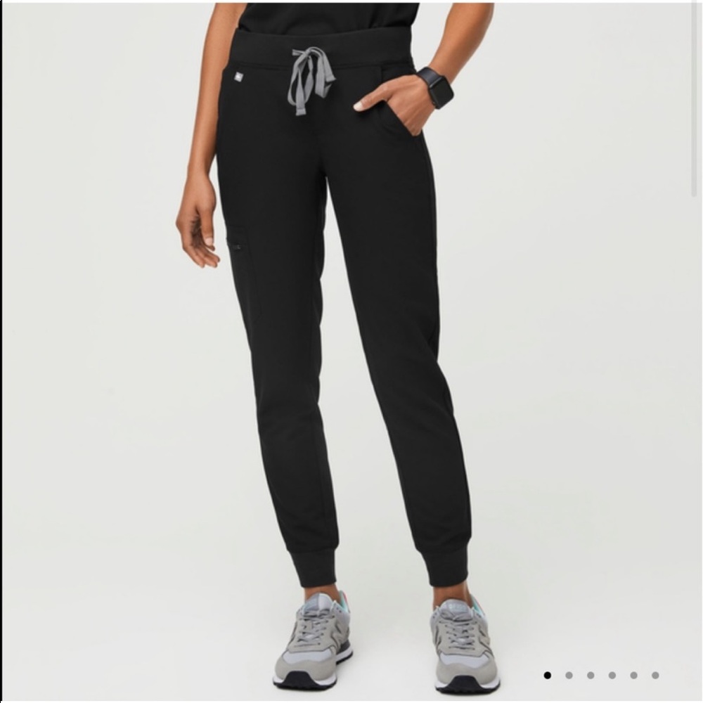 Figs Zamora Jogger Scrub Pants in Black size XS